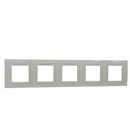 Frame 5x Ivory - SCHNEIDER ELECTRIC Unica Basic MGU2.010.25