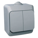 Serial switch IP44 Grey - SCHNEIDER ELECTRIC Cedar Plus WDE000650