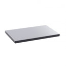 Decorative cover plate for metal floor box 12/18M - stainless steel - Legrand Floor box 88046
