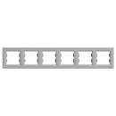 Frame 6x Aluminium - SCHNEIDER ELECTRIC Asfora EPH5800661