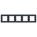 Frame 5x Anthracite - SCHNEIDER ELECTRIC Asfora EPH5800571