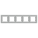 Frame 5x Aluminium - SCHNEIDER ELECTRIC Asfora EPH5800561