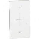 Face panel for connected switch for control of roller shutters 2M White - bticino Living Now with Netatmo KW32M2