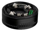Addressable fire base with integrated siren in a common housing with isolator BLACK - Teletek Electronics SensoIRIS BSOU IS Black