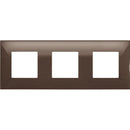 3x 2M Mocha frame /bluster/ - bticino Classia R4802M3MK