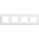 Frame 4x 2M Ice Satin /bluster/ - bticino Classia R4802M4ES