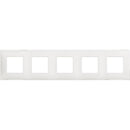 5x 2M Ice Satin frame /bluster/ - bticino Classia R4802M5ES