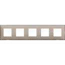 Frame 5x 2M Cream Satin /bluster/ - bticino Classia R4802M5CS