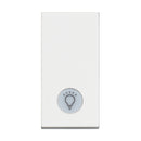 Single pole switch 10A with backlight 1M symbol lamp White /bluster/ - bticino Classia RW4001LA