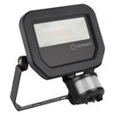 LED floodlight with motion sensor, symmetrical 10W 1200lm 4000K IP65, color black - LEDVANCE FLOODLIGHT SENSOR LED460874