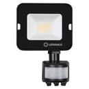 LED Spotlight Compact with motion sensor, symmetrical 10W 1000lm 4000K IP65, color black - LEDVANCE FLOODLIGHT COMPACT SENSOR LED575240