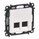Socket 2xRJ45 Cat. 5e FTP White - Legrand Valena Life 753154