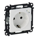 Shuko socket with child protection with USB type C White - Legrand Valena Life 753135
