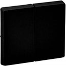 Face plate for serial switch and push button Black matt - Legrand Valena Life 756022
