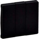 Face plate for triple switch Matte Black - Legrand Valena Life 756032