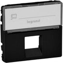 Faceplate for 1xRJ Black mat - Legrand Valena Life 756472