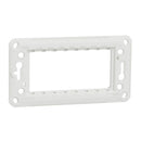 Mounting frame 4M - Italian standard, plastic - SCHNEIDER ELECTRIC New Unica NU7104P