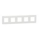 Frame 5x 2M Unica Studio, white - SCHNEIDER ELECTRIC New Unica NU201018