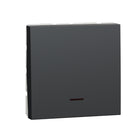 Two-pole switch with light indicator 30A, 2M, anthracite - SCHNEIDER ELECTRIC New Unica NU323254S