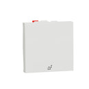 One-pole pushbutton with bell symbol 10A, 2M, white - SCHNEIDER ELECTRIC New Unica NU320618C