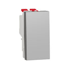 Cross switch 10A, 1M, aluminium - SCHNEIDER ELECTRIC New Unica NU310530