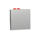 Cross switch 10A, 2M, aluminium - SCHNEIDER ELECTRIC New Unica NU320530