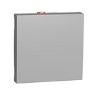 Deviator switch 10A, 2M, aluminium - SCHNEIDER ELECTRIC New Unica NU320330