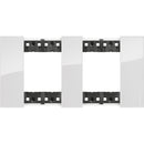 Frame 2x2M Ice German Standard - bticino Living Now KA4802M2DW