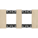 Frame 2x2M Gold German Standard - bticino Living Now KA4802M2ZW