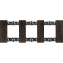 Frame 2x2x2M Walnut German standard - bticino Living Now KA4802M3LG