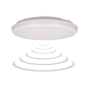 LED ceiling lamp CERS 22W + MW sensor, 2000lm, 4000K, IP65, Ф300x40mm - ORNO CERS LED with MW sensor, LED 22W, 2000lm, IP65, 4000K, PC AD-PL-6091WLPMM4