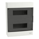 Panel Easy 9 OM 2X12M, smoked door with N/PE busbar - SCHNEIDER ELECTRIC Easy9 EU EZ9EUC212