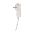 Plug 2P+E 10A flat, with ring and cable 1.5m at 90°, white - ORNO OR-AE-1312/W