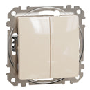 Serial switch 10A Cream - SCHNEIDER ELECTRIC Sedna Design SDD112105