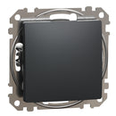 Button 10A Anthracite - SCHNEIDER ELECTRIC Sedna Design SDD114111