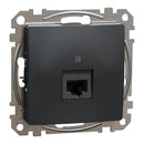 RJ45 UTP socket cat.6 Anthracite - SCHNEIDER ELECTRIC Sedna Design SDD114461
