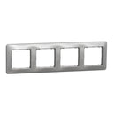 Frame 4x Aluminium - SCHNEIDER ELECTRIC Sedna Design SDD313804