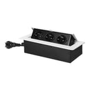 Furniture box 3x 2P+E Shuko, with cable 1.5m, color White - ORNO OR-GM-9033(GS)/W