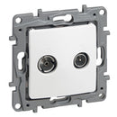 Socket TV-SAT male transitional 14dB White - Legrand Niloe 764557