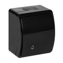 Button symbol bell OM 10A IP44 Black - ORNO Aquatic OR-OE-7104/B