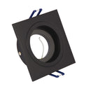 Square single bulb, max LED 7W, GU10, 220V, 9,2x9,2cm, black - VK LED VK/03114G/B 64173-079121