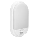 LED sconce with PIR, 15W 1100lm 4000K, Ra>80, IP54, white - ORNO NEFRYT AD-OP-6147WLPMR4