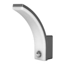 LED decorative sconce 20W 2000lm 4000K, Ra>80, with PIR, IP65, black - ORNO FENIT AD-OP-6204GLPMR4
