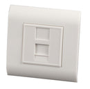 Socket 1xRJ45 empty 1M White - MMC Genesia 45 ET-25040