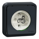 Electric vehicle charging socket 2P 3,7kW IP55 IK10 for flush mounting - SCHNEIDER ELECTRIC Mureva Styl EV MUR36013