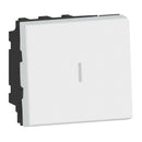 Cross switch 10A 2M White Easy-Led - Legrand Mosaic New 077021L