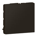 Blank module 2M Black - Legrand Mosaic New 079181L
