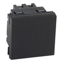 Cross Switch 10A 2M Aluminium Easy-Led - Legrand Mosaic New 079321L