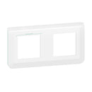 Decorative frame antibacterial 2x2M White - Legrand Mosaic New 078725L