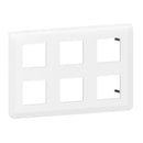 Decorative frame 3x2x2M White - Legrand Mosaic New 078832L